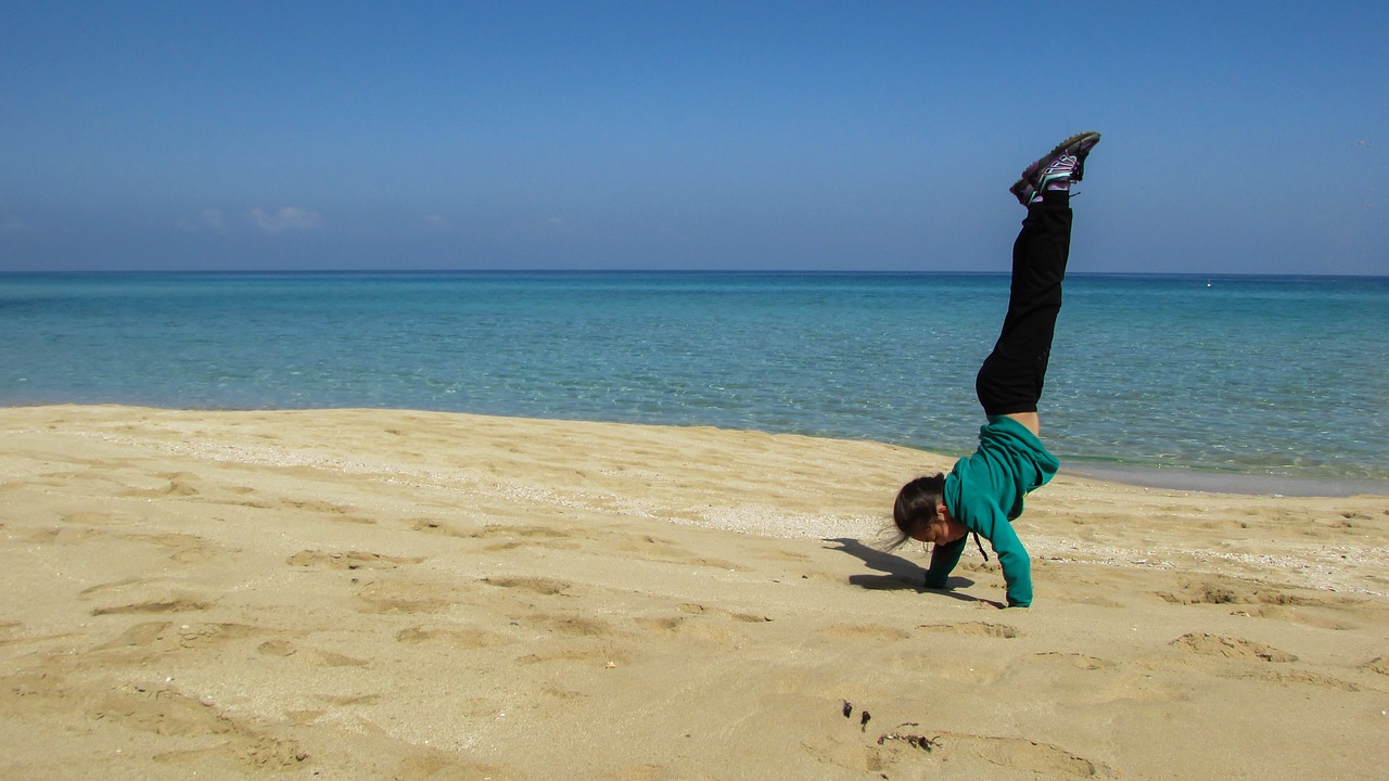 girl playing happy free photo