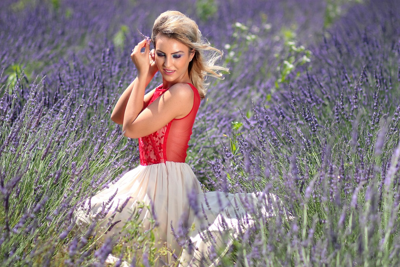 girl lavender mov free photo