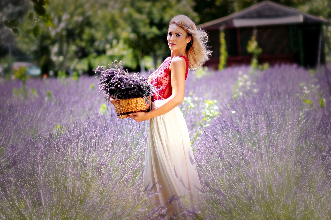 girl lavender mov free photo