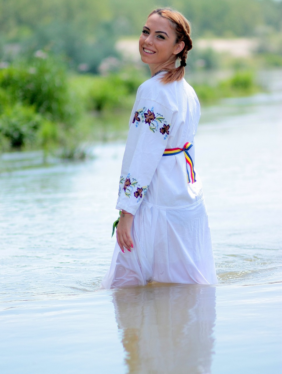 girl peasant woman tradition free photo