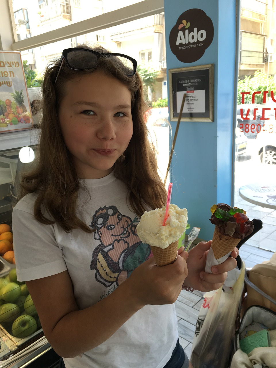 girl ice cream summer free photo