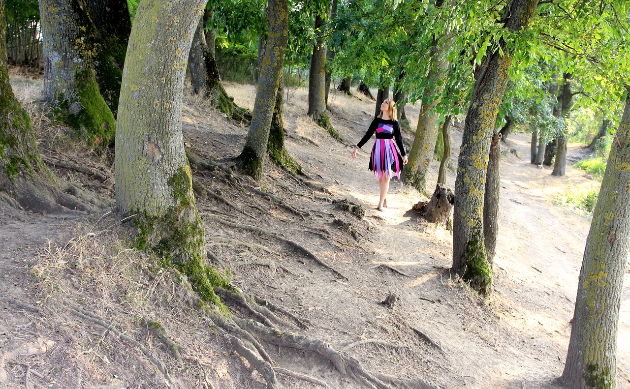 girl forest elf free photo