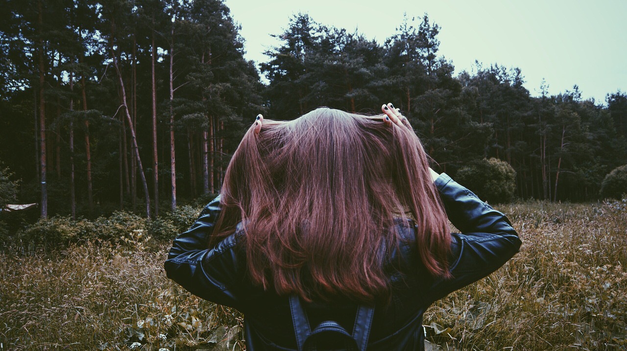 girl forest nature free photo