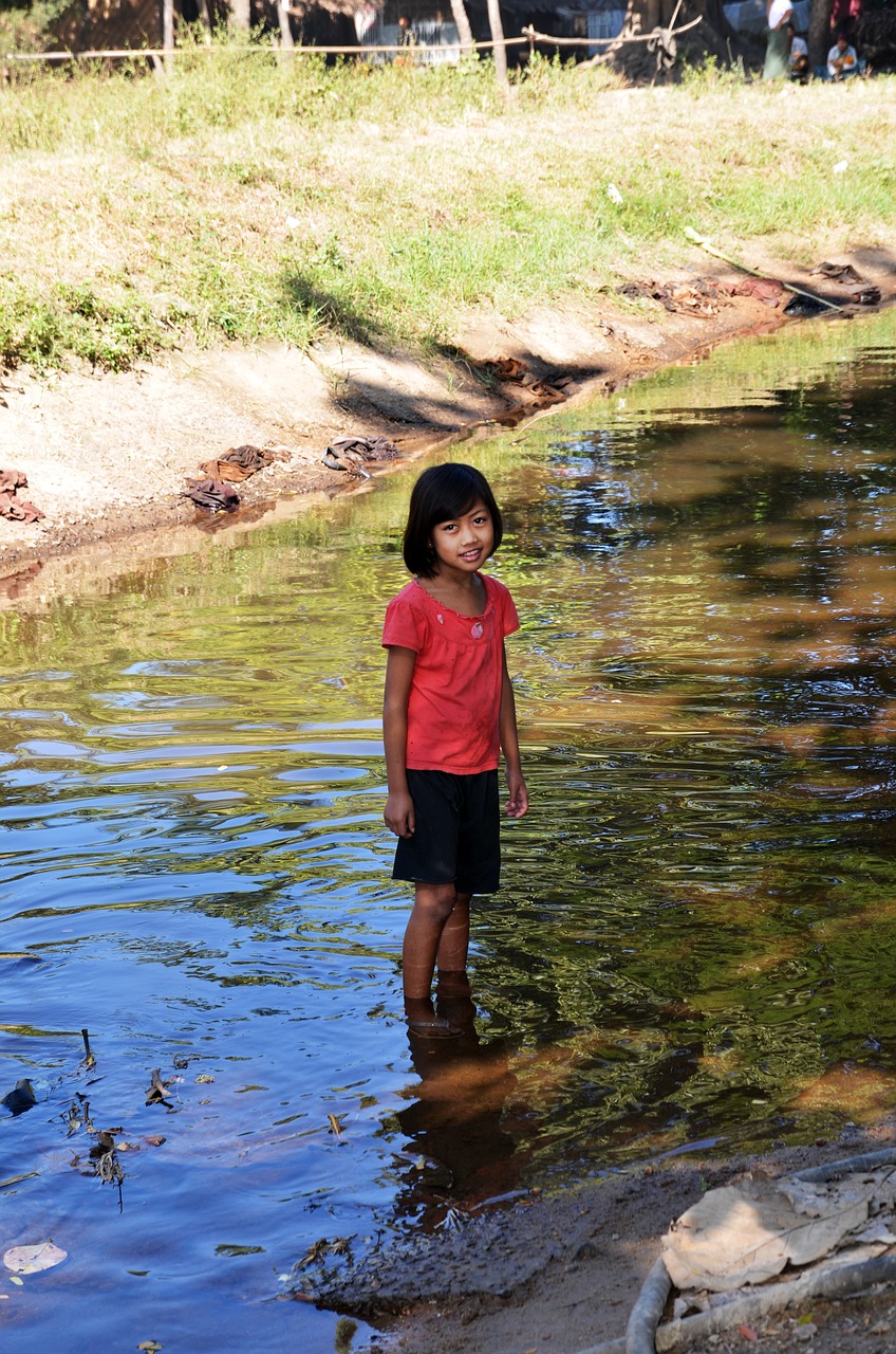 girl water rubber boots free photo