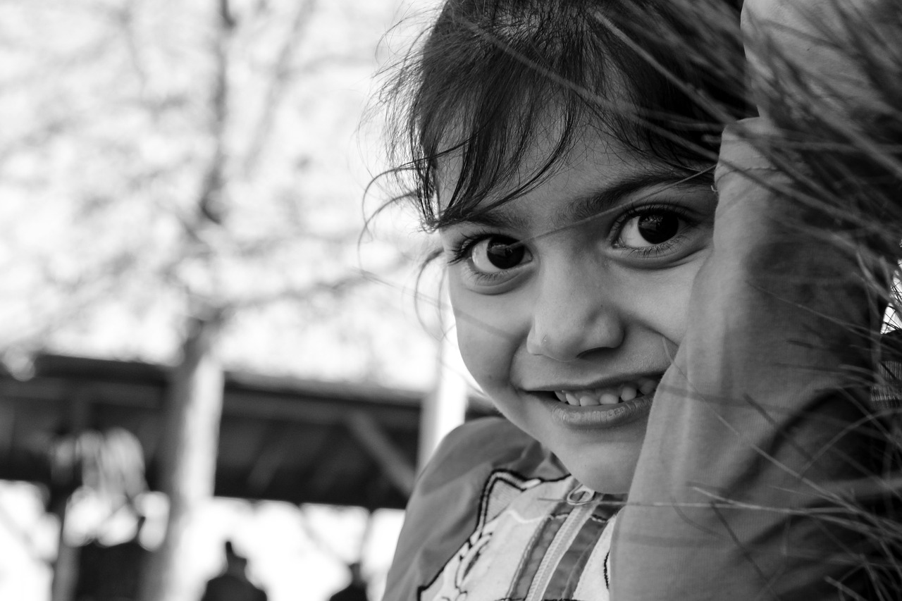 girl female child smile free photo