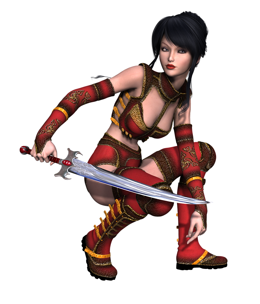 girl warrior fantasy free photo