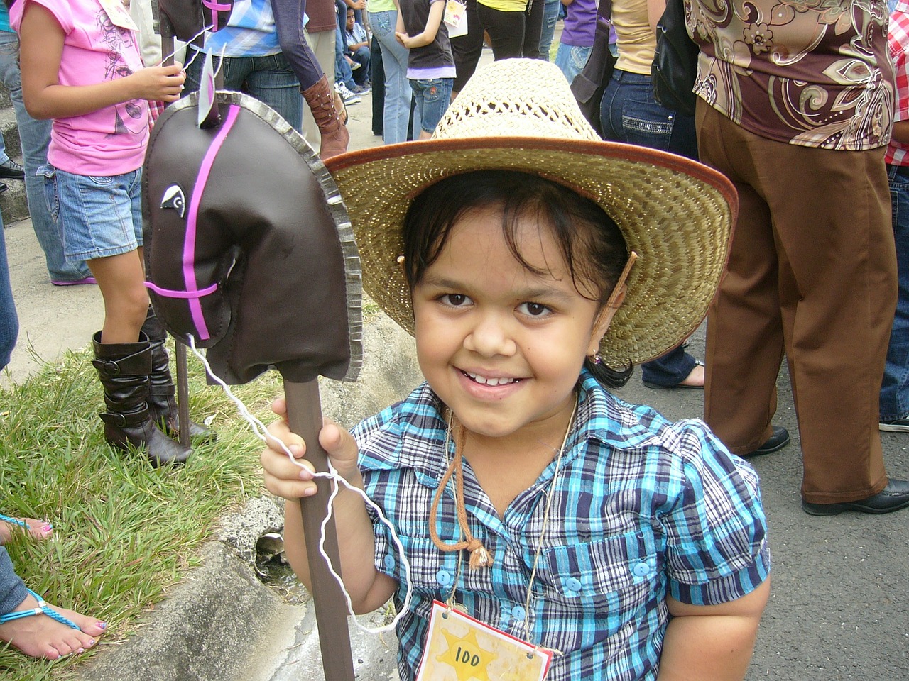 girl cowboy party free photo