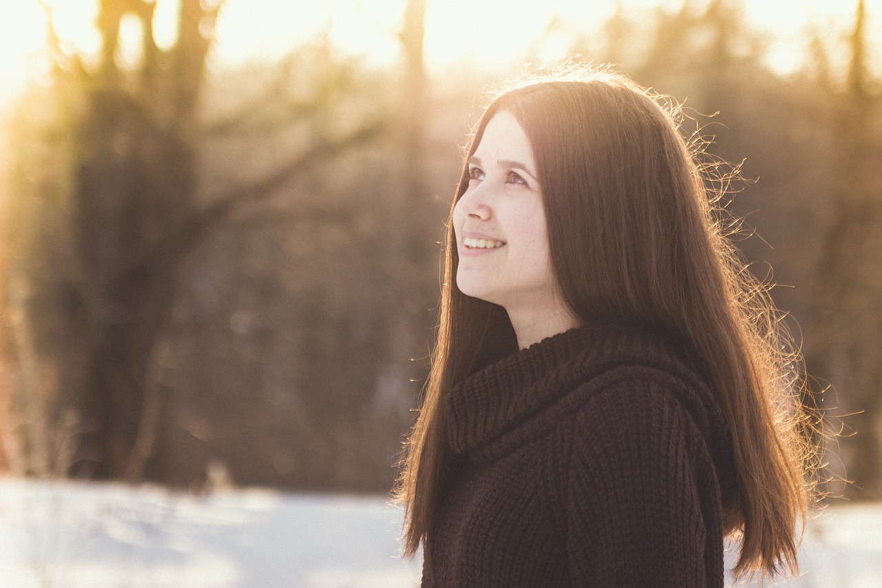 girl portrait winter free photo