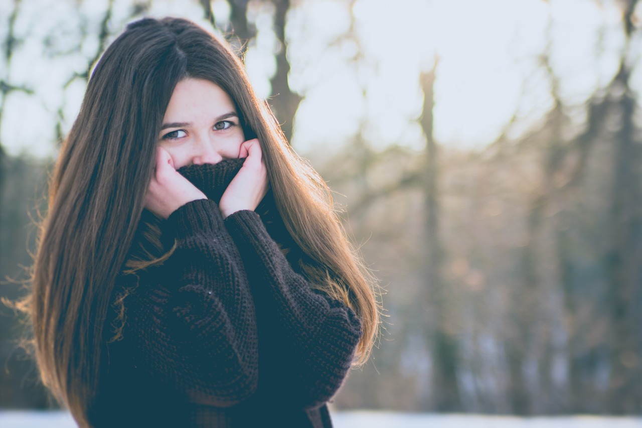 girl portrait winter free photo