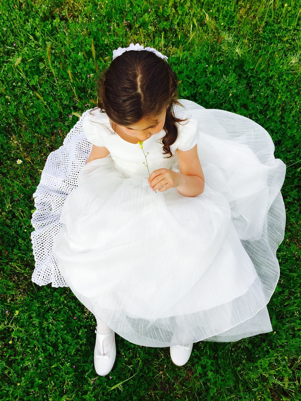 girl communion spring free photo