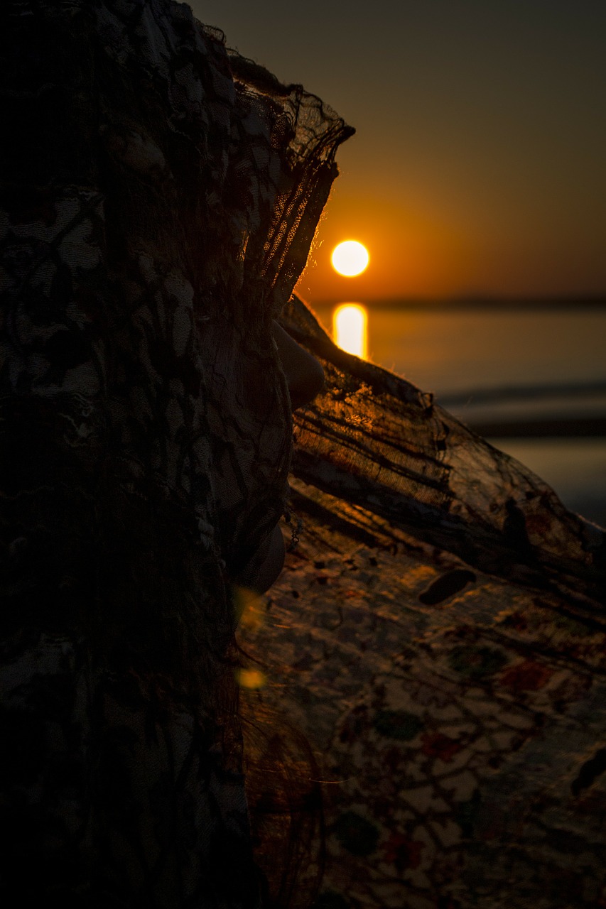 girl portrait sunset free photo