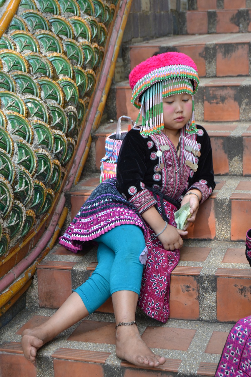 girl sad hmong free photo