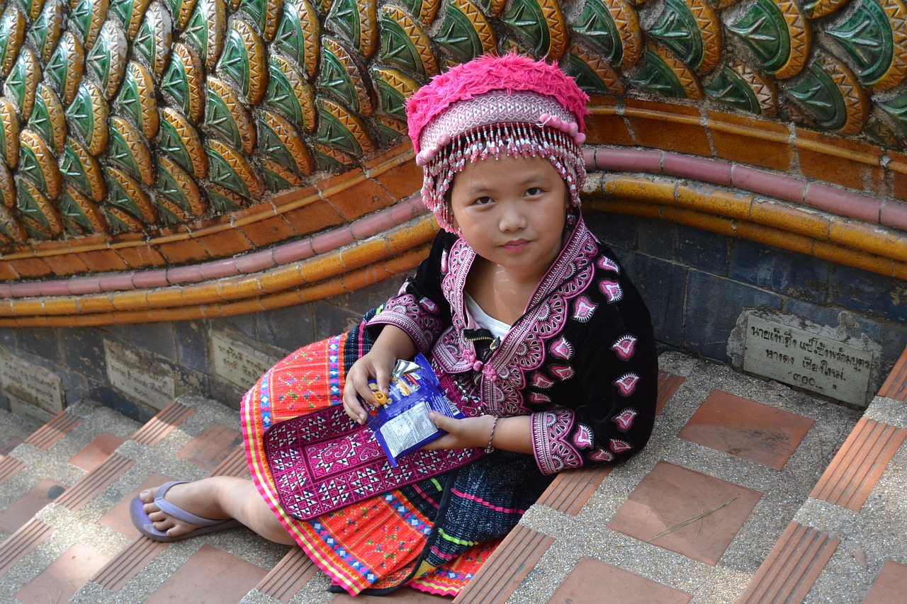 girl sad hmong free photo