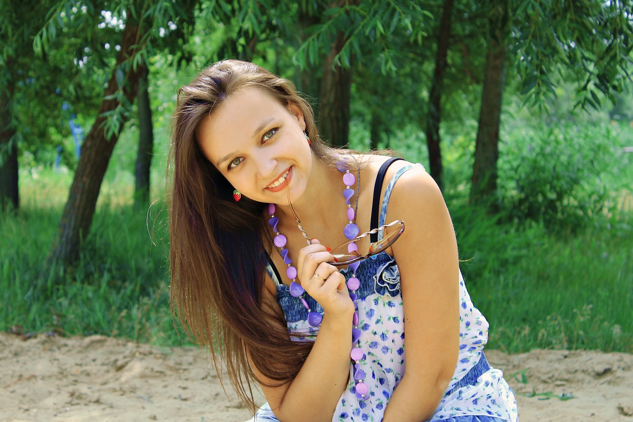 girl smile positive free photo