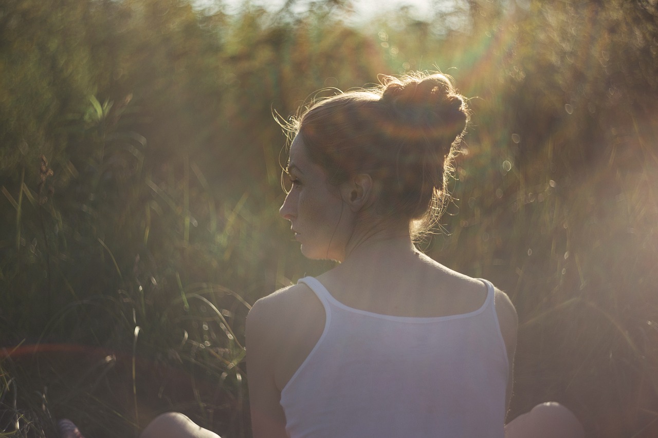 girl woman sunlight free photo