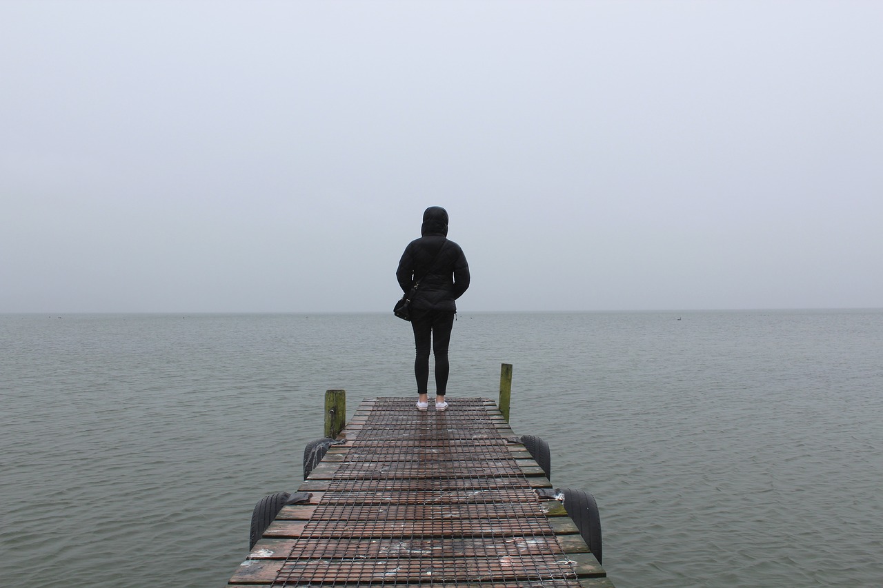 girl woman dock free photo