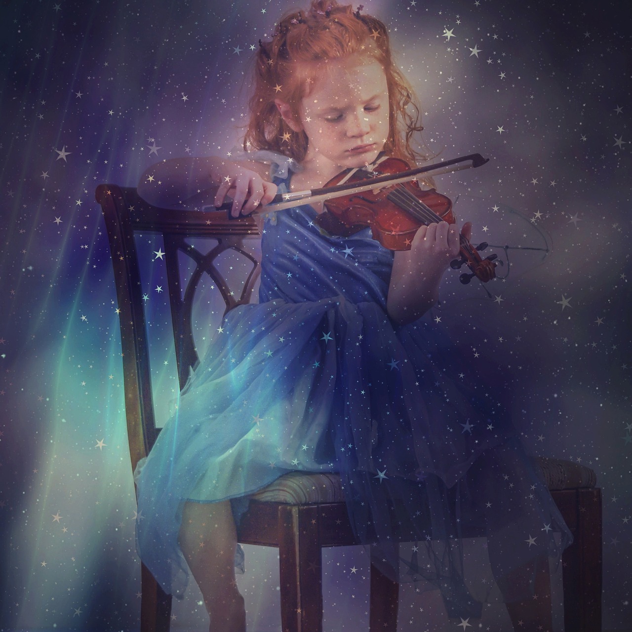 girl child violin free photo