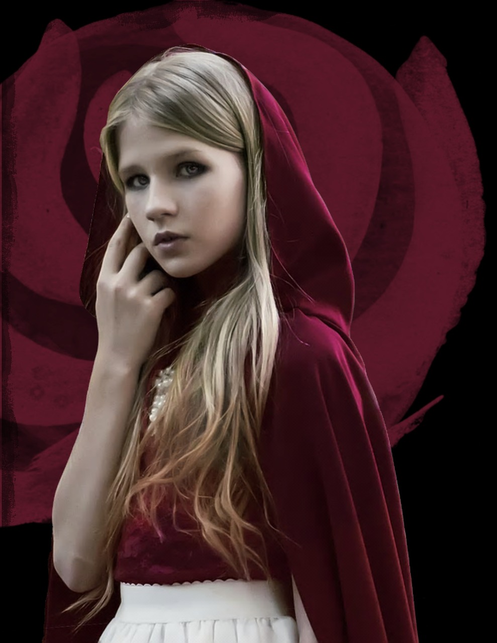 girl red cloak free photo