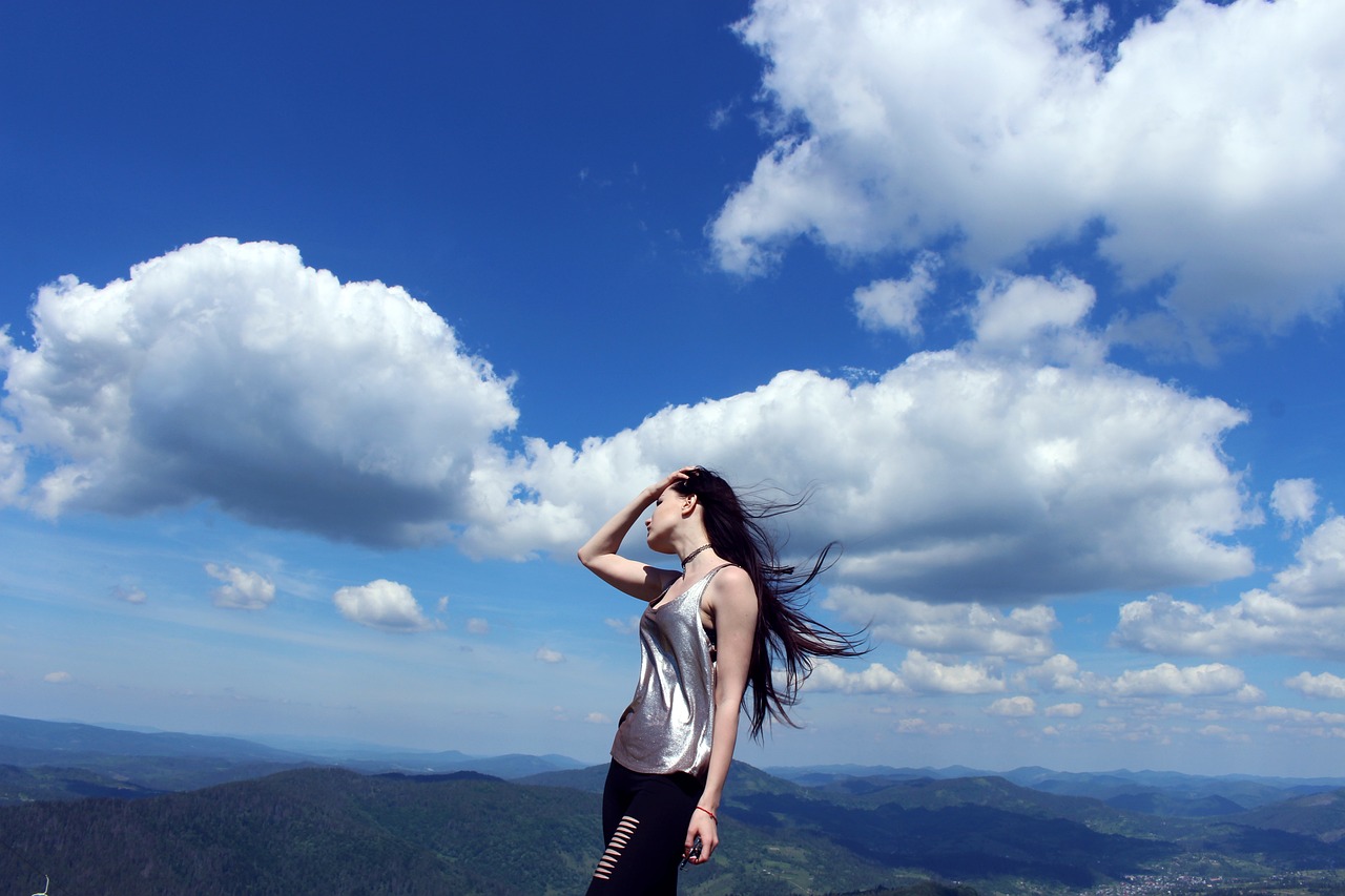 Girl Mountains Freedom · Free Photo On Pixabay