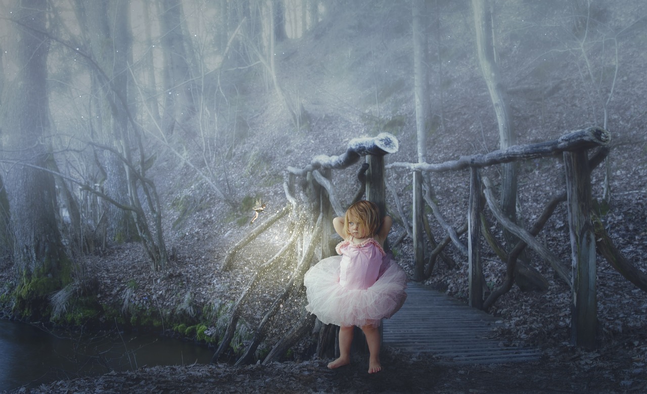 girl ballerina bridge free photo