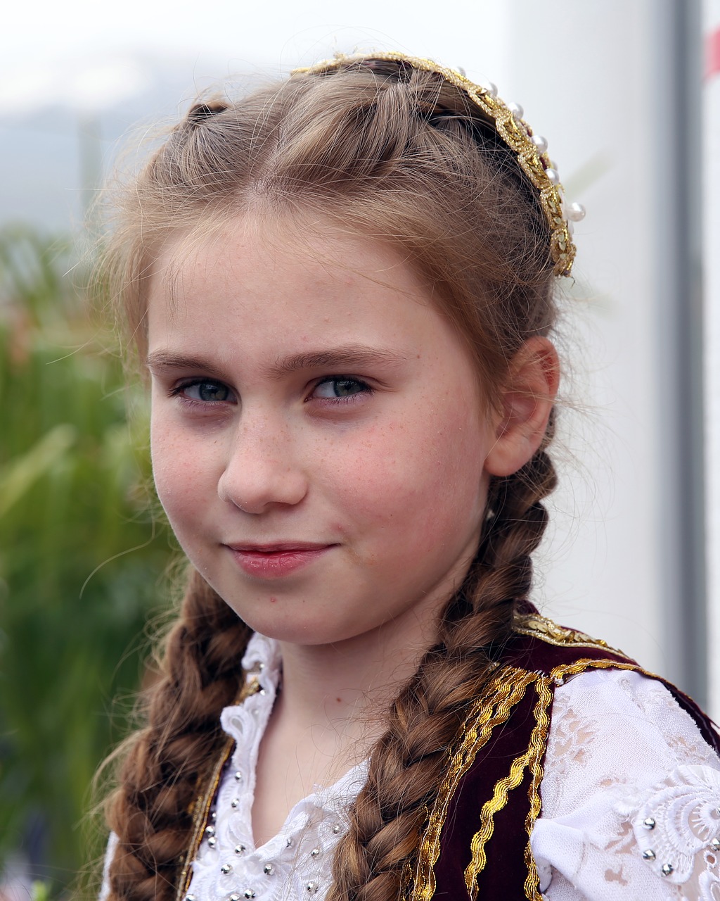 girl  albania  traditional free photo