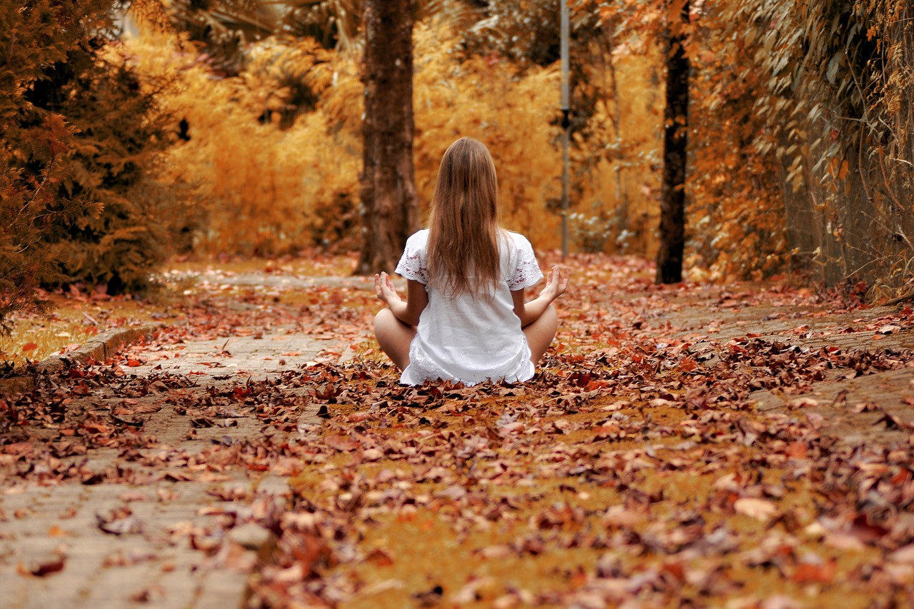 girl  forest  zen free photo