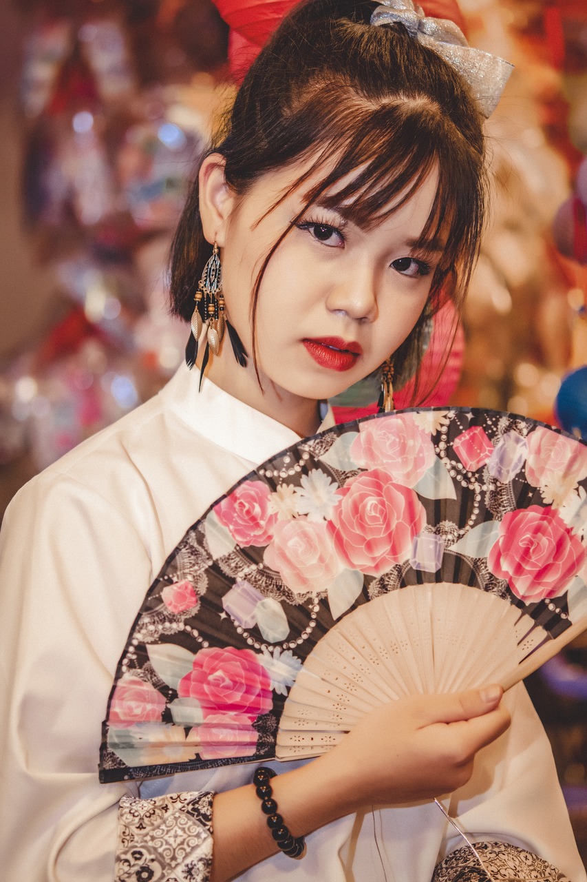 girl  mid-autumn festival  the lantern free photo