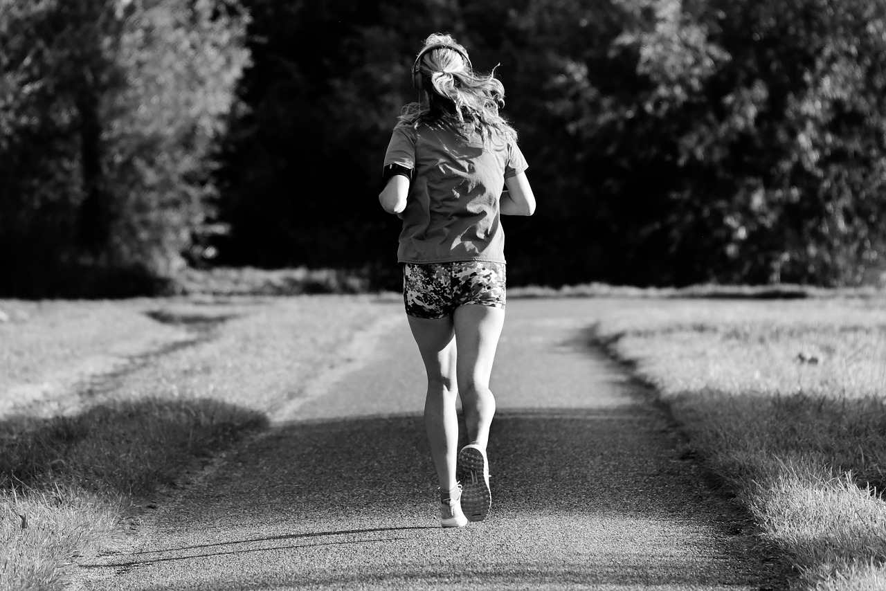 girl  running  motion free photo