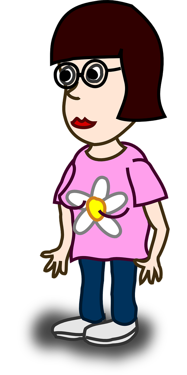 girl cartoon character free photo