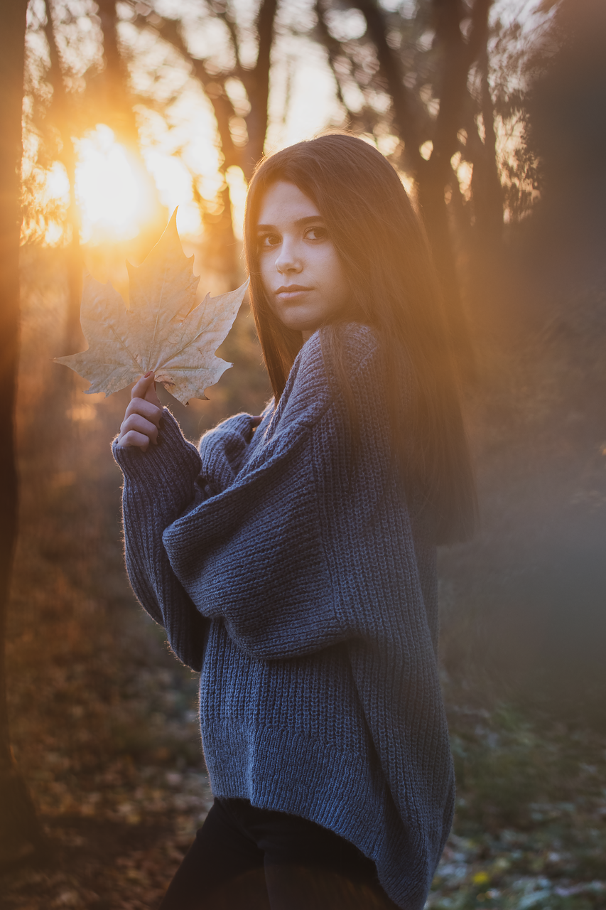 girl  sunset  light free photo