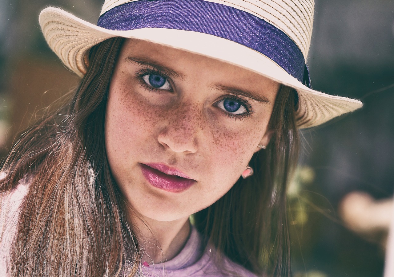 girl  hat  young woman free photo