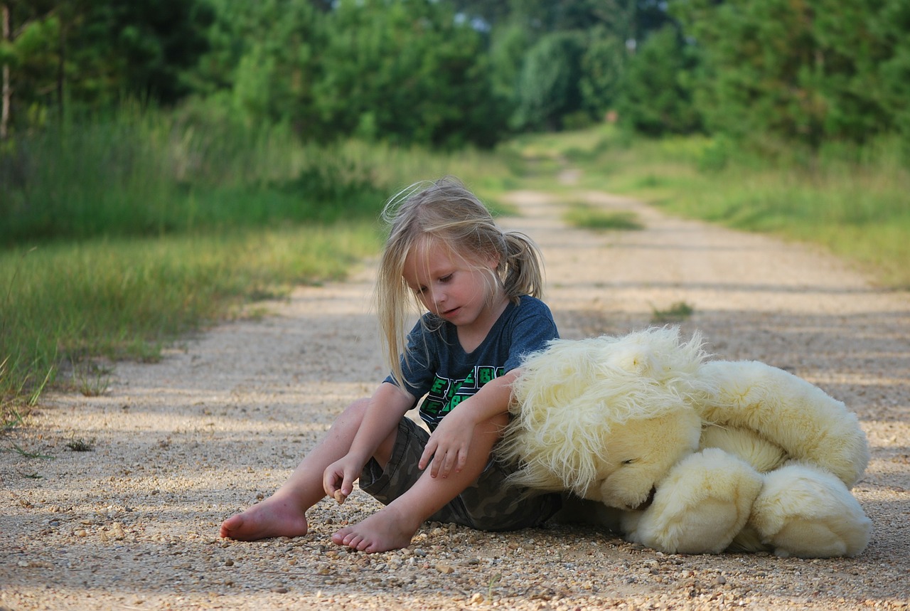 girl teddy bear toy free photo