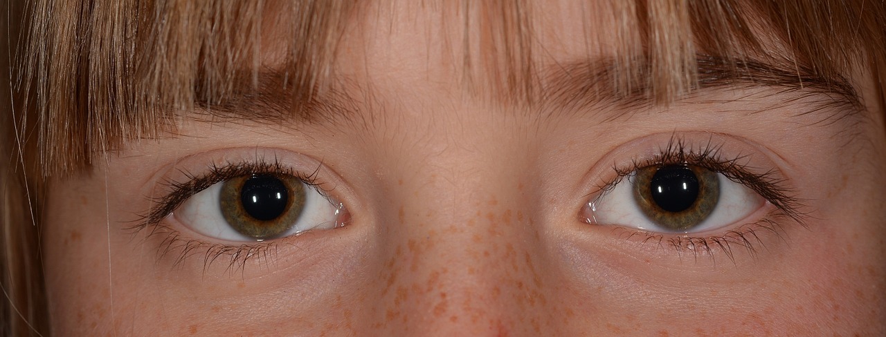 girl child eyes free photo