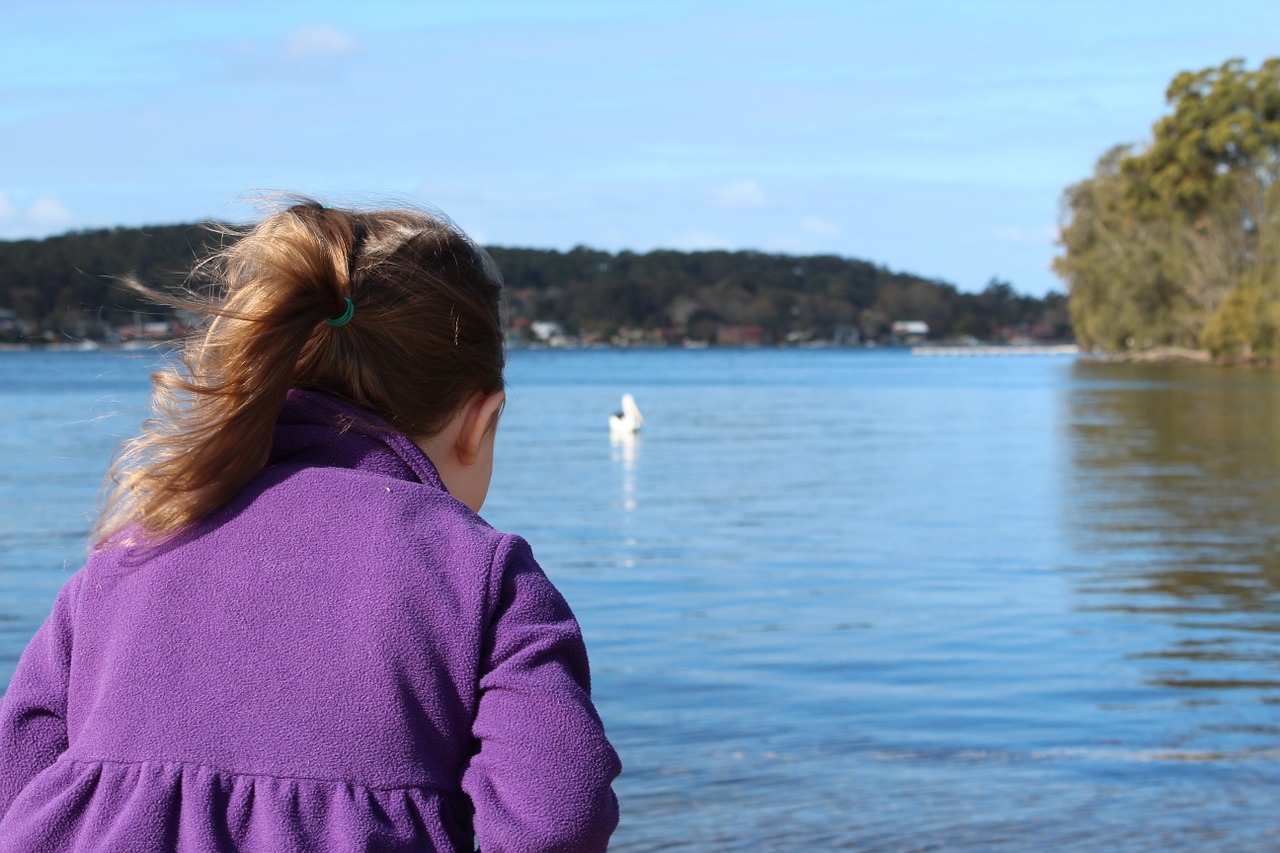 girl water outdoors free photo