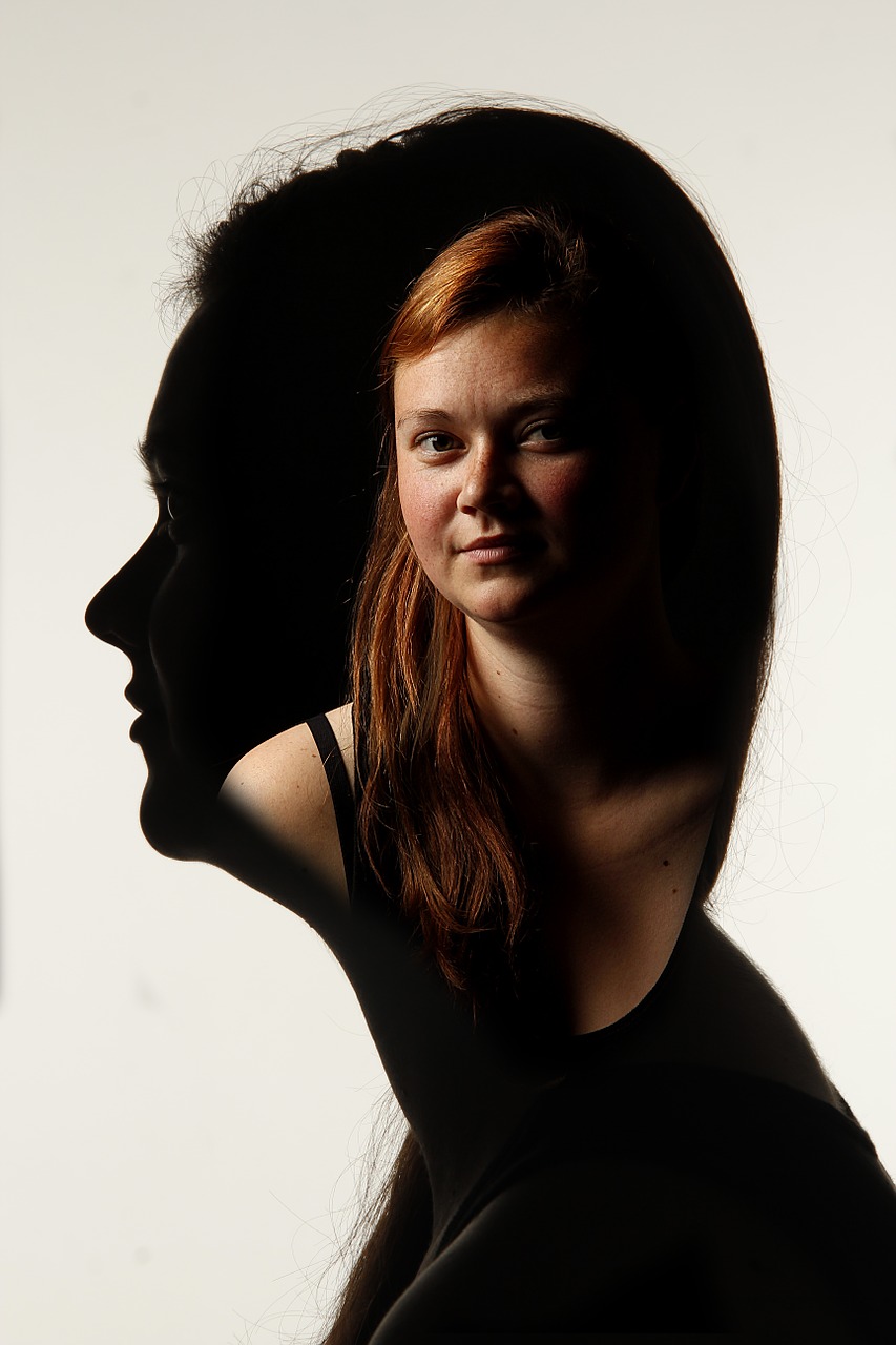 girl silhouette digital photography free photo