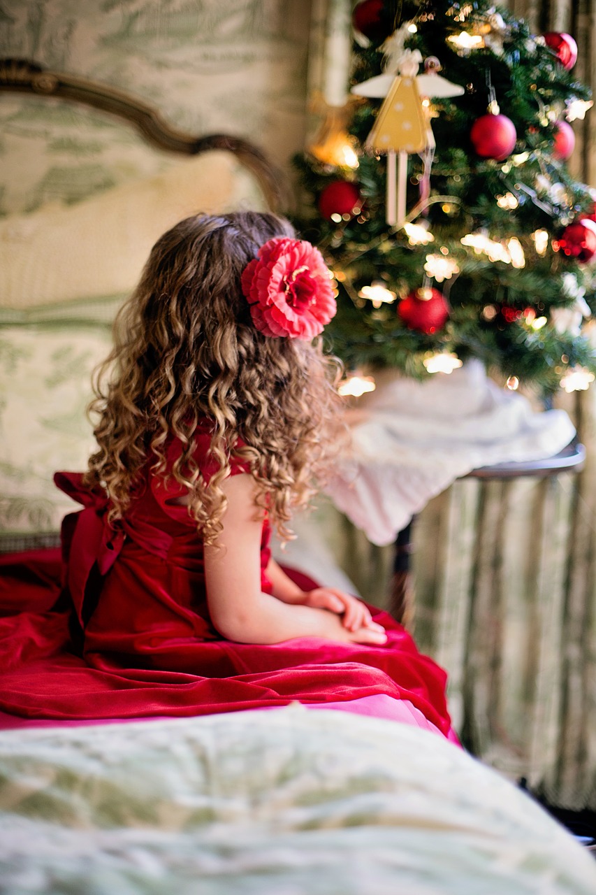 girl child christmas girl free photo