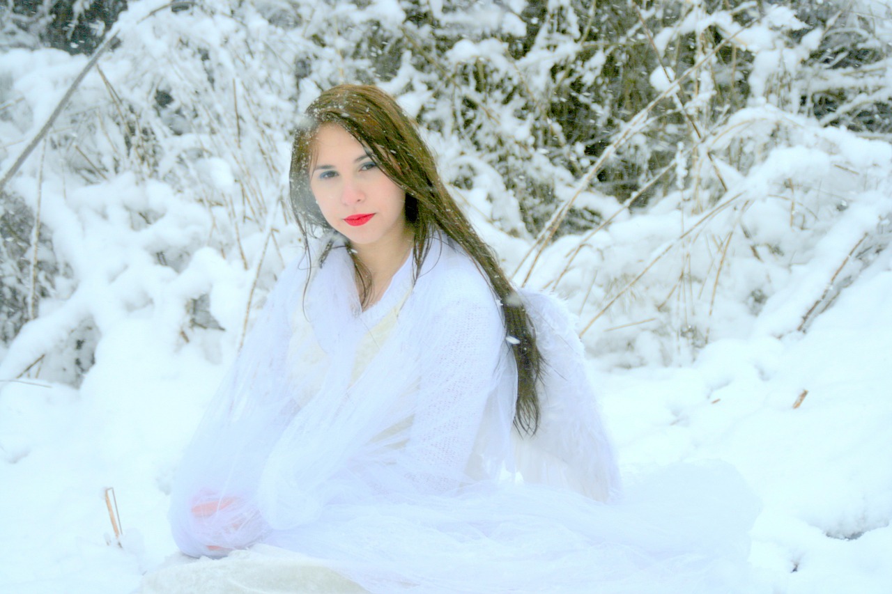 girl snow princess free photo