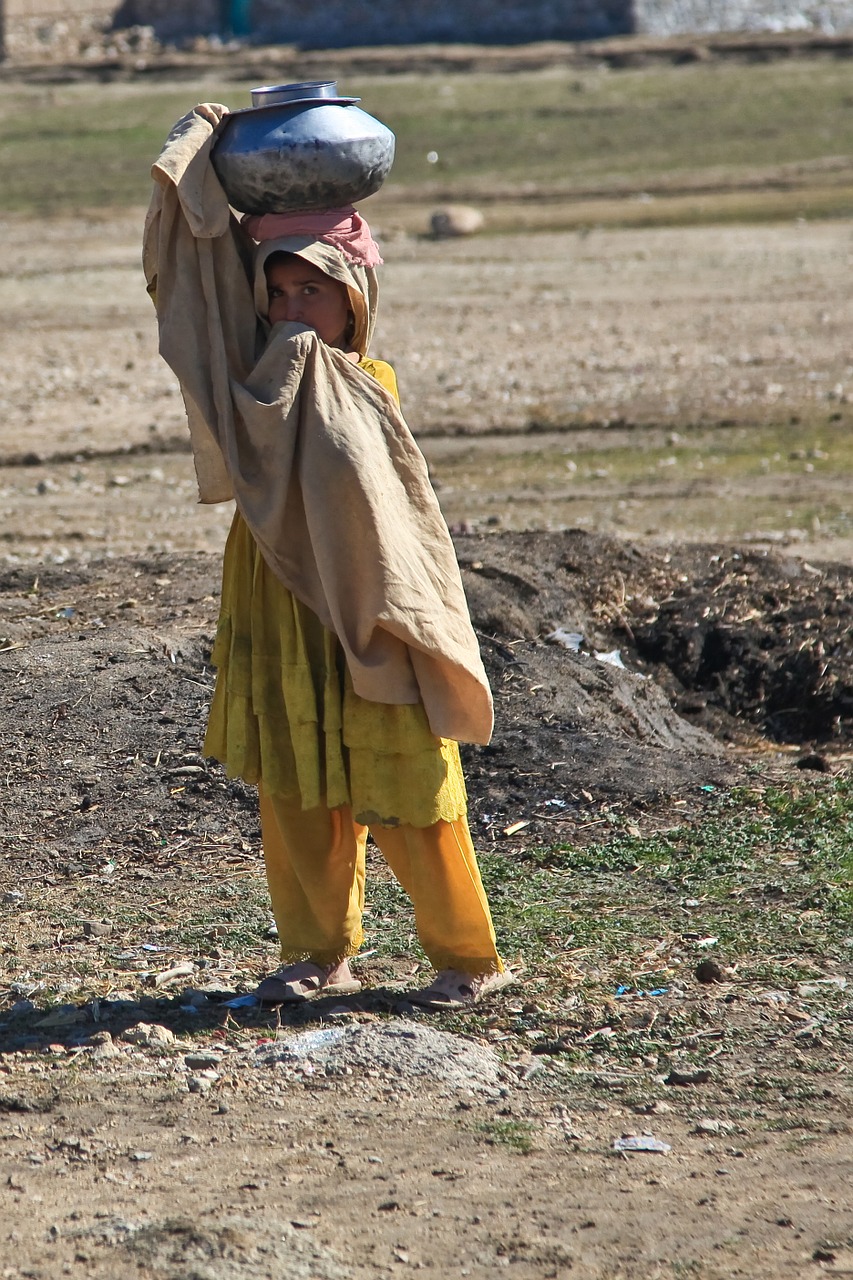 girl afghani person alone free photo