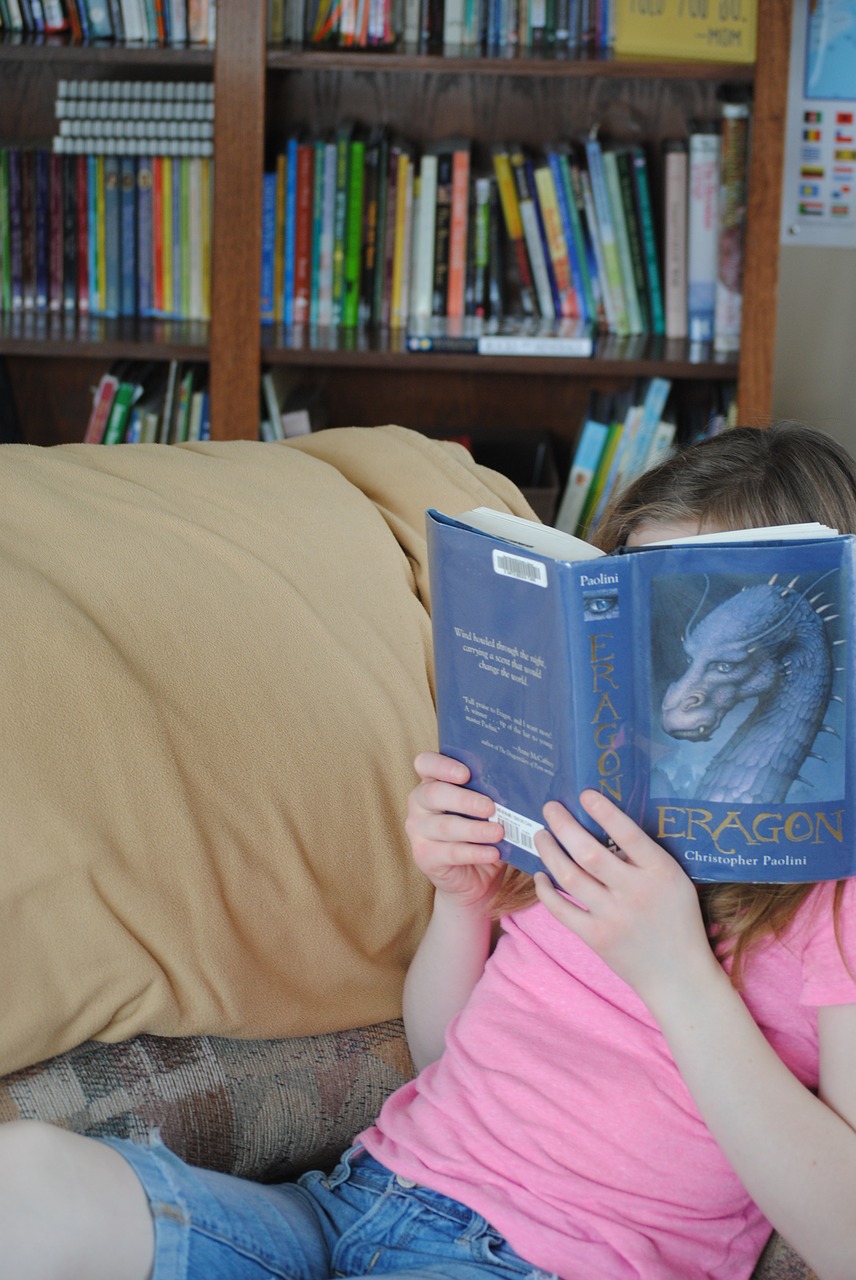 girl reading young free photo