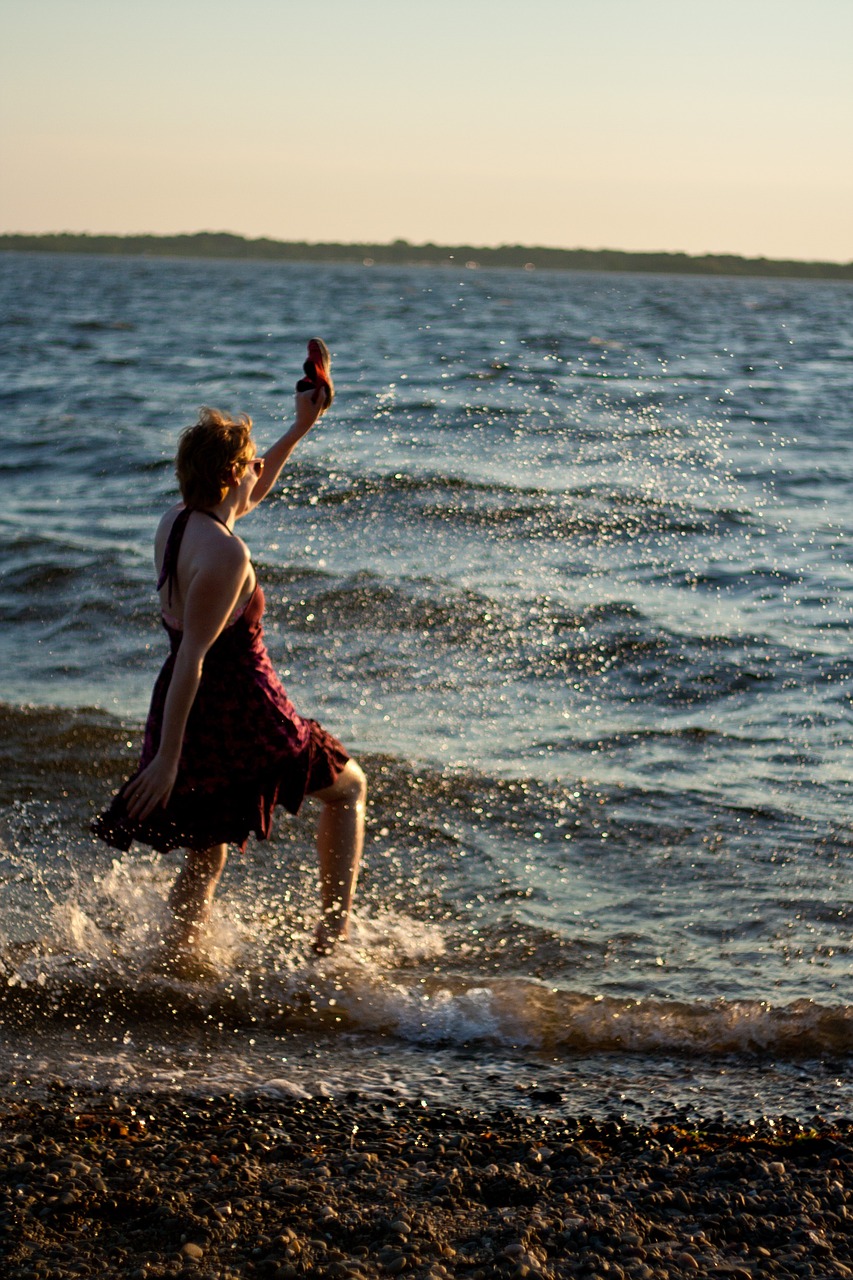 girl beach summer free photo