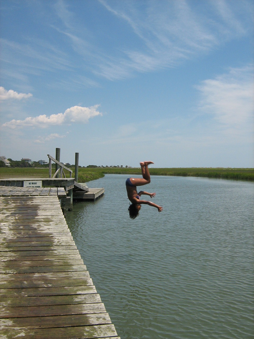 girl vacation marsh free photo