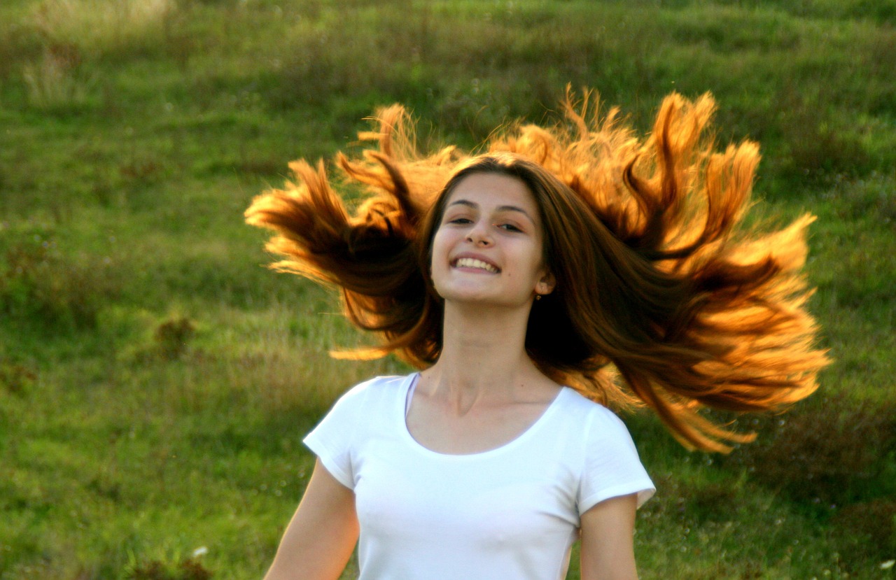 girl portrait long hair free photo