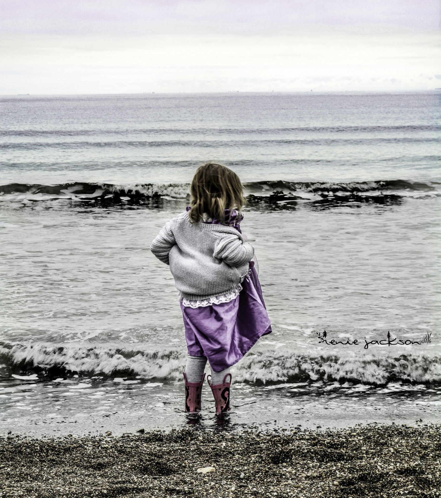 children girl beach free photo