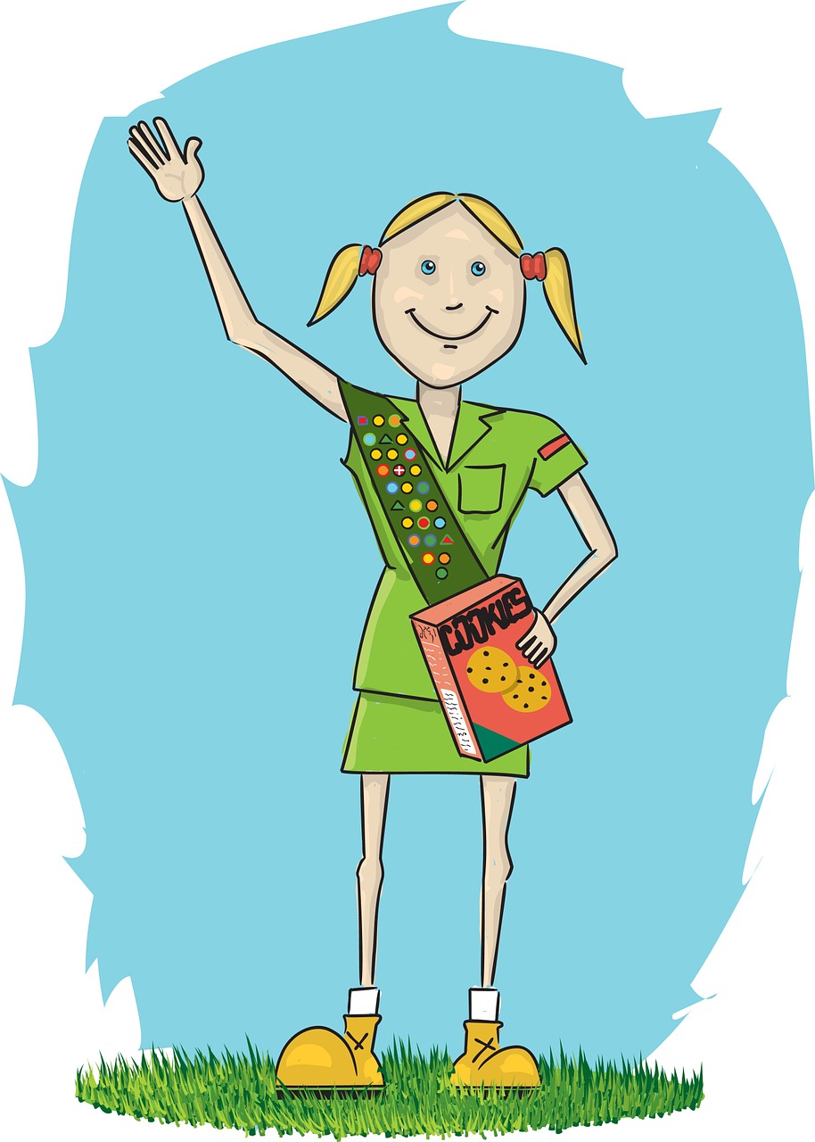 girl scout girl cookies free photo