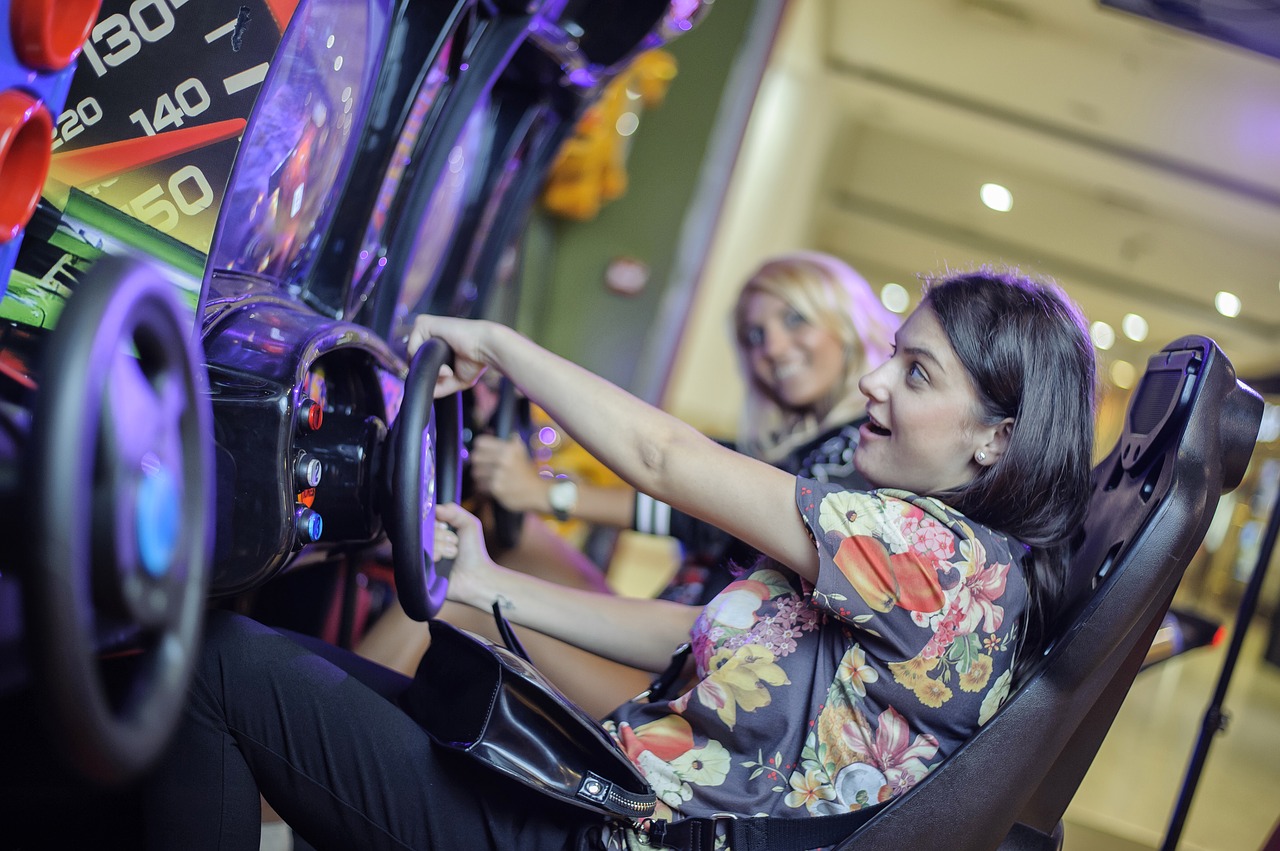girls game automat drive free photo
