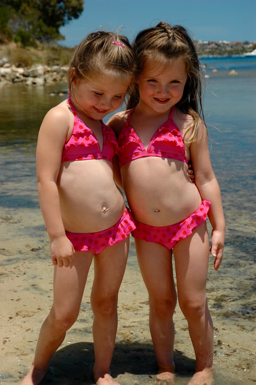girls child twins free photo