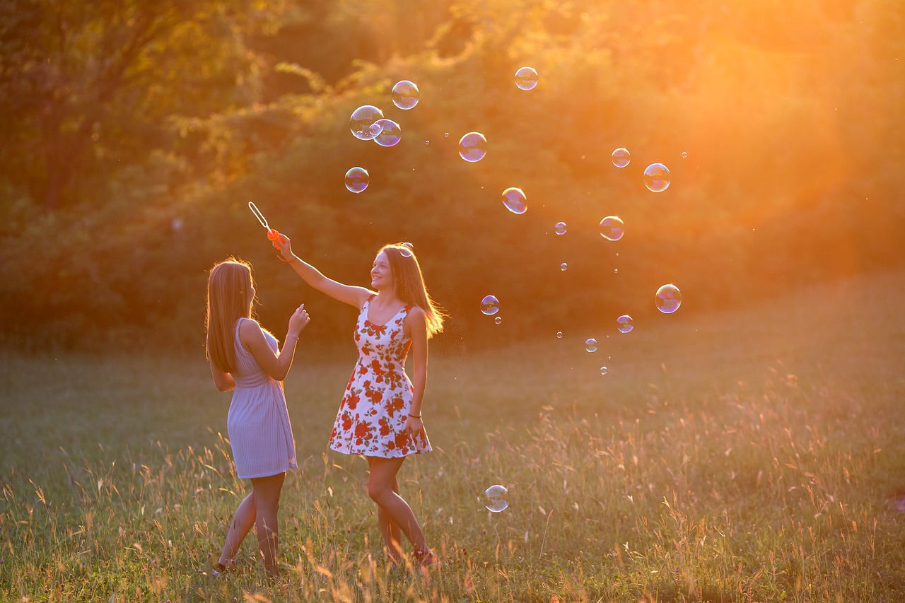 girls girl sunset free photo