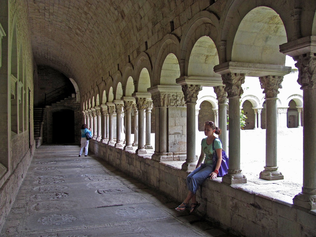 girona cathedral cool day free photo