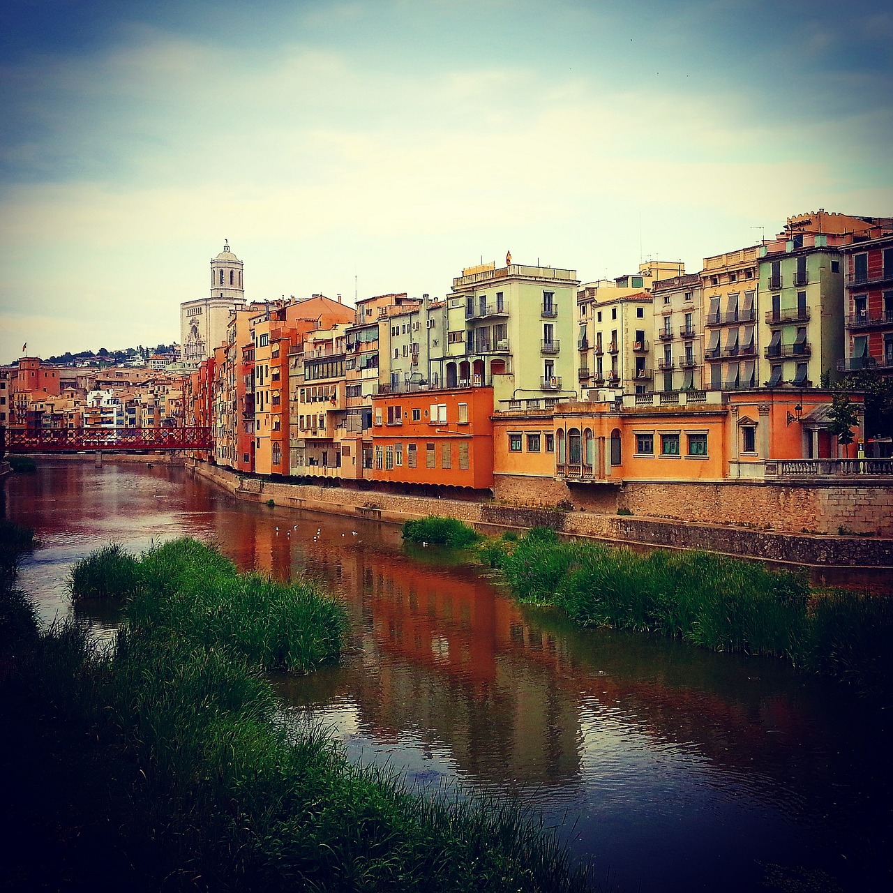 girona onyar landscape free photo