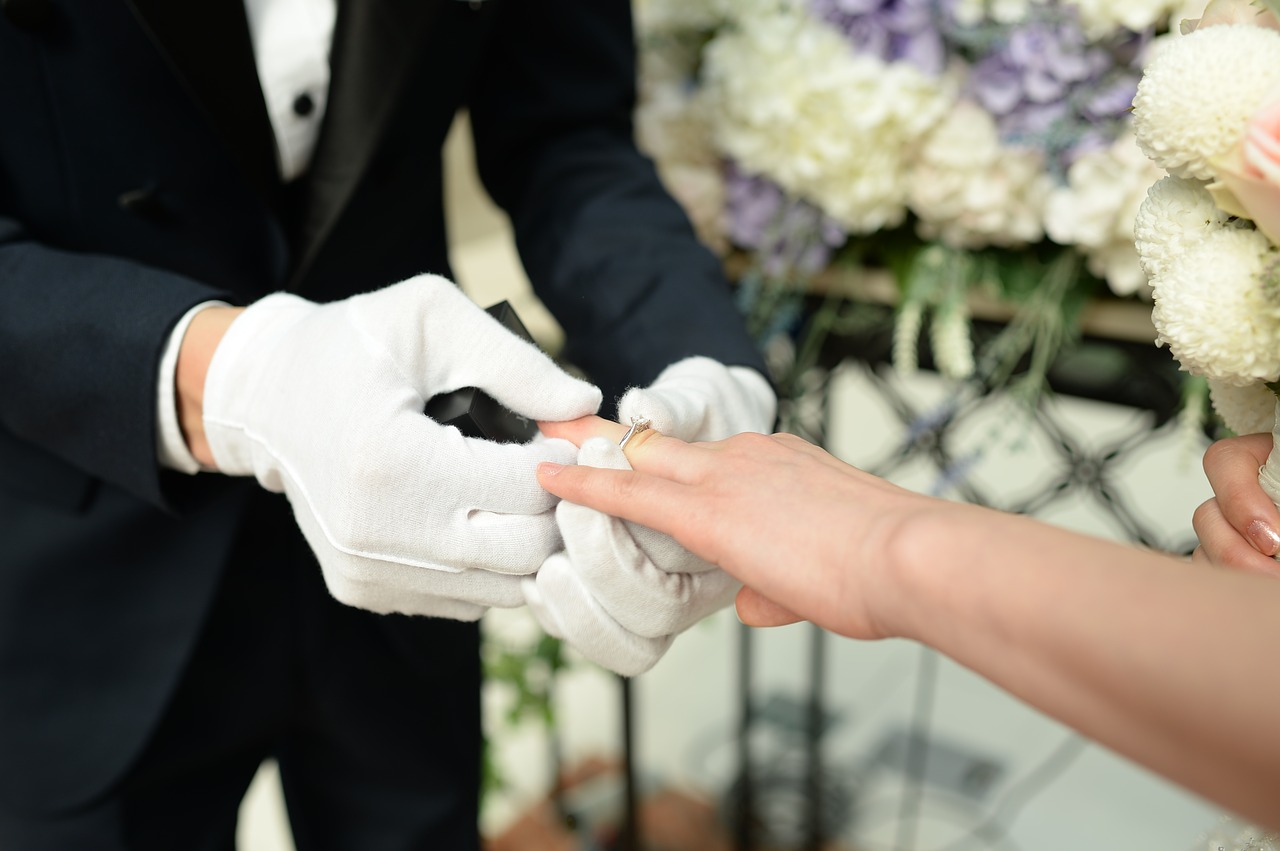 given unprecedented wedding ring exchange vows free photo